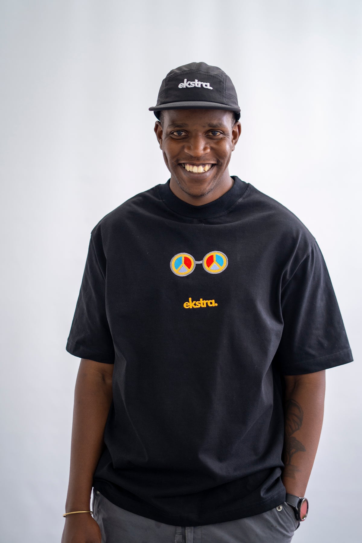 Oversized T-shirt Black 240gsm